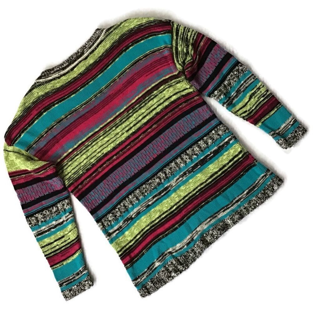 Cotton Country Canadian Multi Knit Aztec Sweater - Picture 5 of 7